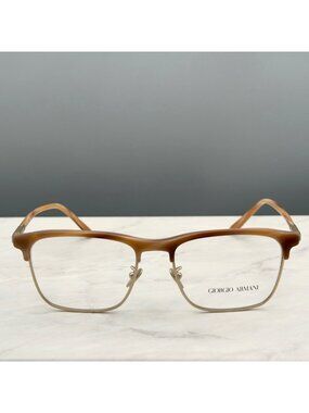 Giorgio Armani AR7262 6067 Eyeglasses Matte Honey Horn 54 18 145